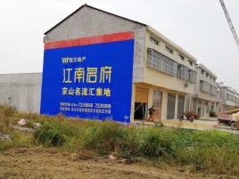 黄龙农村墙体广告在不同形式上面展现的不同特色