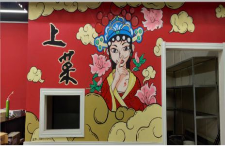 黄龙墙体彩绘的发展和应用